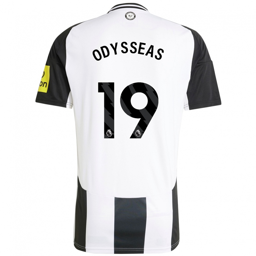 Kandiny Bambino Maglia Odysseas Vlachodimos #19 Bianco Nero Kit Gara Home 2024/25 Maglietta