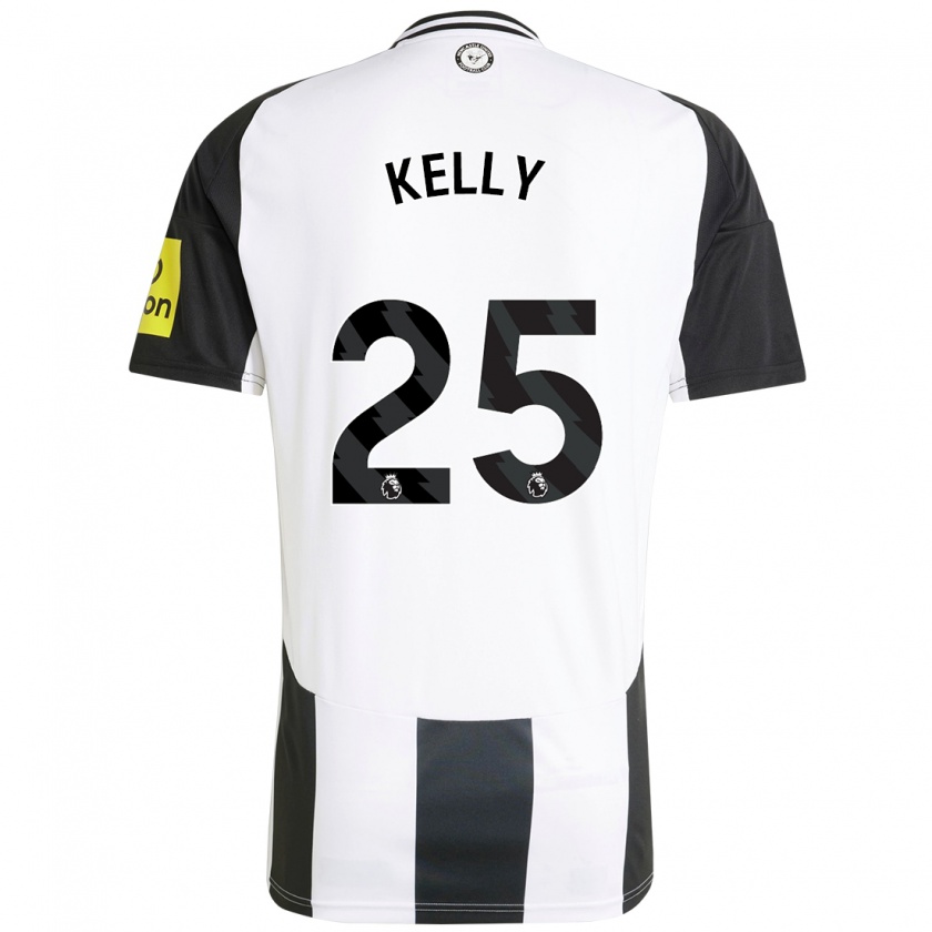 Kandiny Bambino Maglia Lloyd Kelly #25 Bianco Nero Kit Gara Home 2024/25 Maglietta