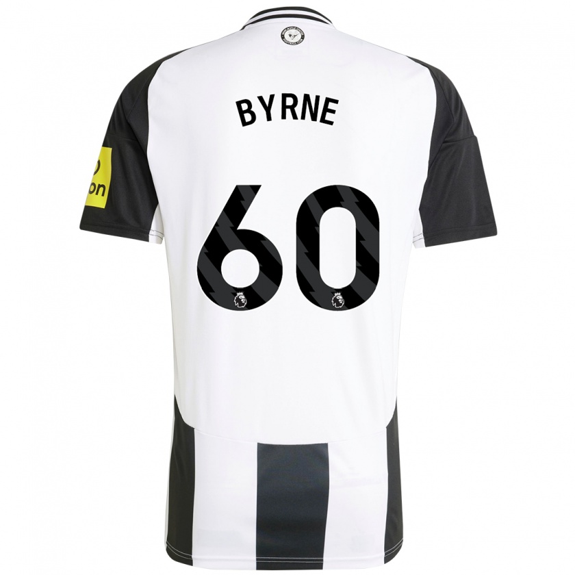 Kandiny Bambino Maglia Reece Byrne #60 Bianco Nero Kit Gara Home 2024/25 Maglietta