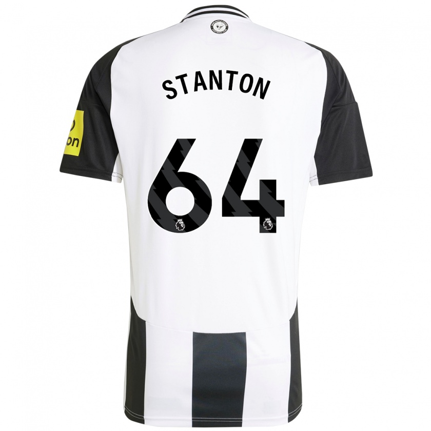 Kandiny Bambino Maglia Ellis Stanton #64 Bianco Nero Kit Gara Home 2024/25 Maglietta