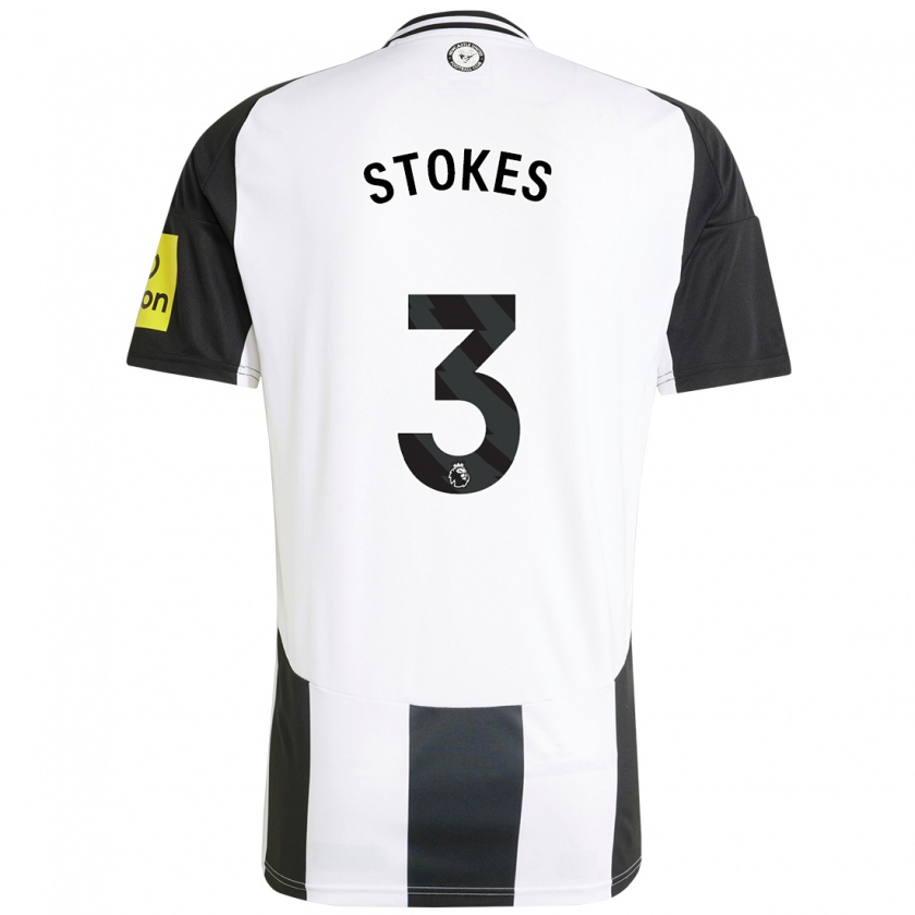 Kandiny Bambino Maglia Demi Stokes #3 Bianco Nero Kit Gara Home 2024/25 Maglietta