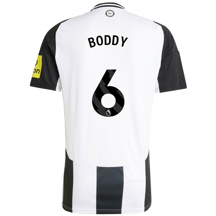 Kandiny Kinder Elysia Boddy #6 Weiß Schwarz Heimtrikot Trikot 2024/25 T-Shirt Österreich