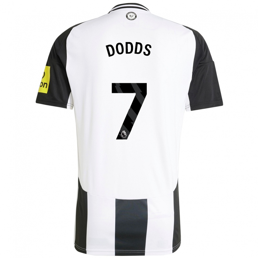 Kandiny Bambino Maglia Tyler Dodds #7 Bianco Nero Kit Gara Home 2024/25 Maglietta