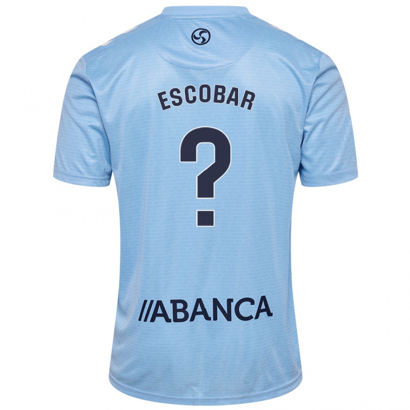 Kandiny Criança Camisola Jordi Escobar #0 Celeiro Azul Principal 2024/25 Camisa Brasil