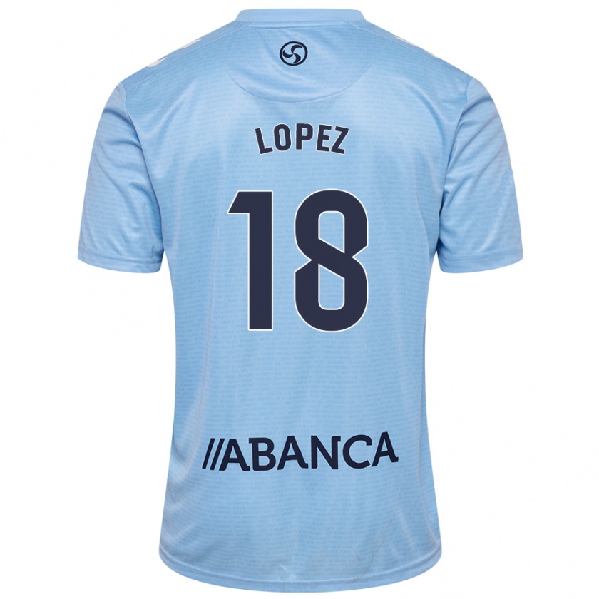 Kandiny Kinder Joel López #18 Himmelblau Heimtrikot Trikot 2024/25 T-Shirt Österreich