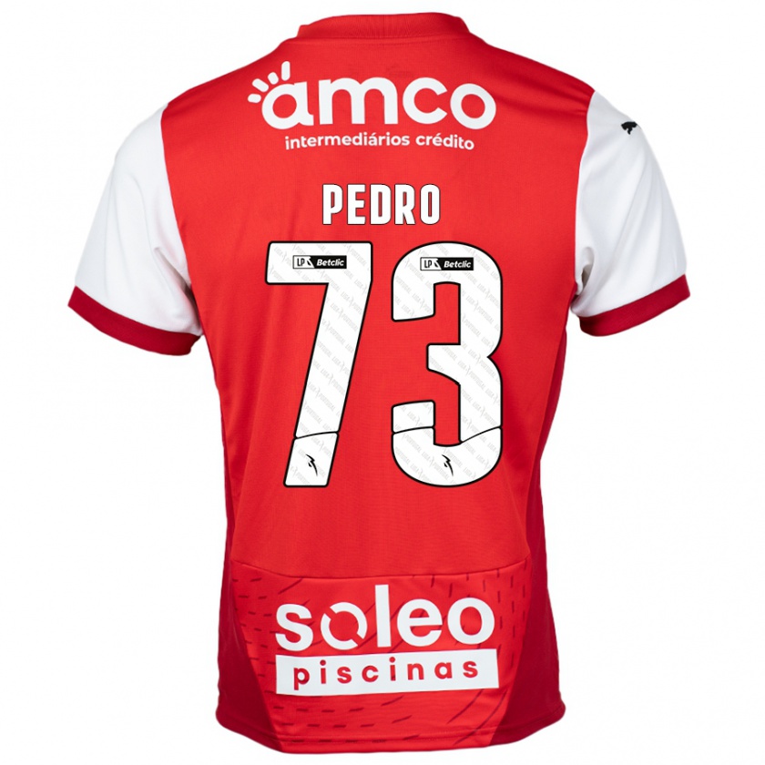 Kandiny Niño Camiseta Zé Pedro #73 Rojo Blanco 1ª Equipación 2024/25 La Camisa México