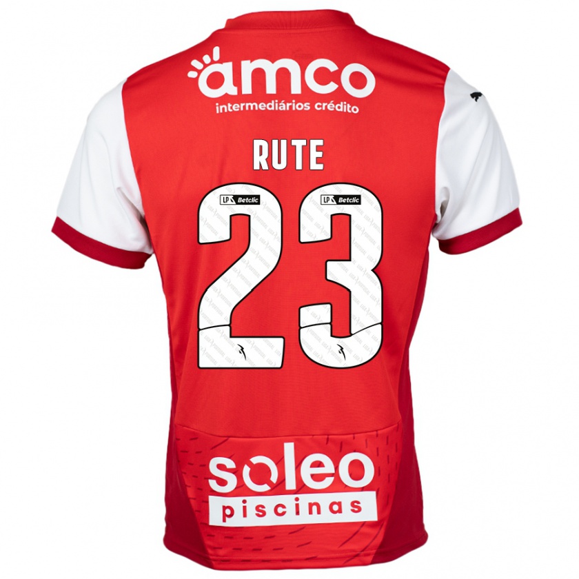 Kandiny Kinderen Ana Rute #23 Rood Wit Thuisshirt Thuistenue 2024/25 T-Shirt