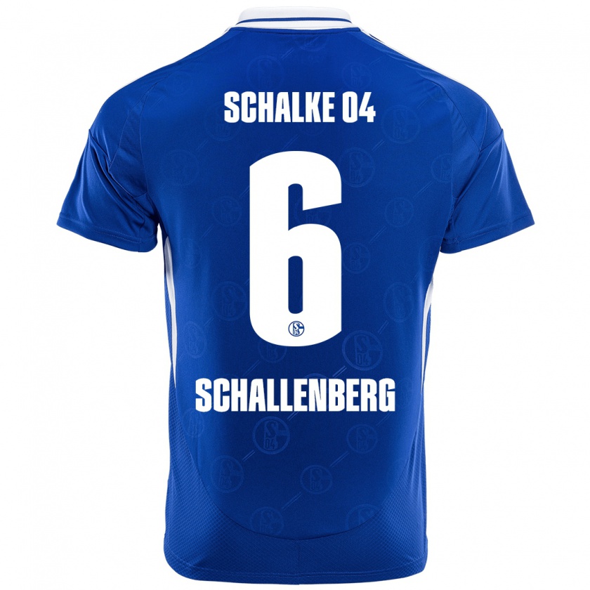 Kandiny Kinderen Ron Schallenberg #6 Koningsblauw Thuisshirt Thuistenue 2024/25 T-Shirt