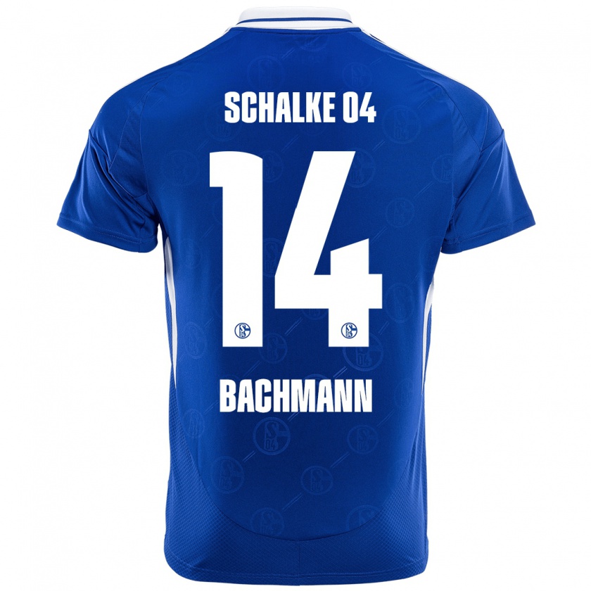 Kandiny Bambino Maglia Janik Bachmann #14 Blu Reale Kit Gara Home 2024/25 Maglietta