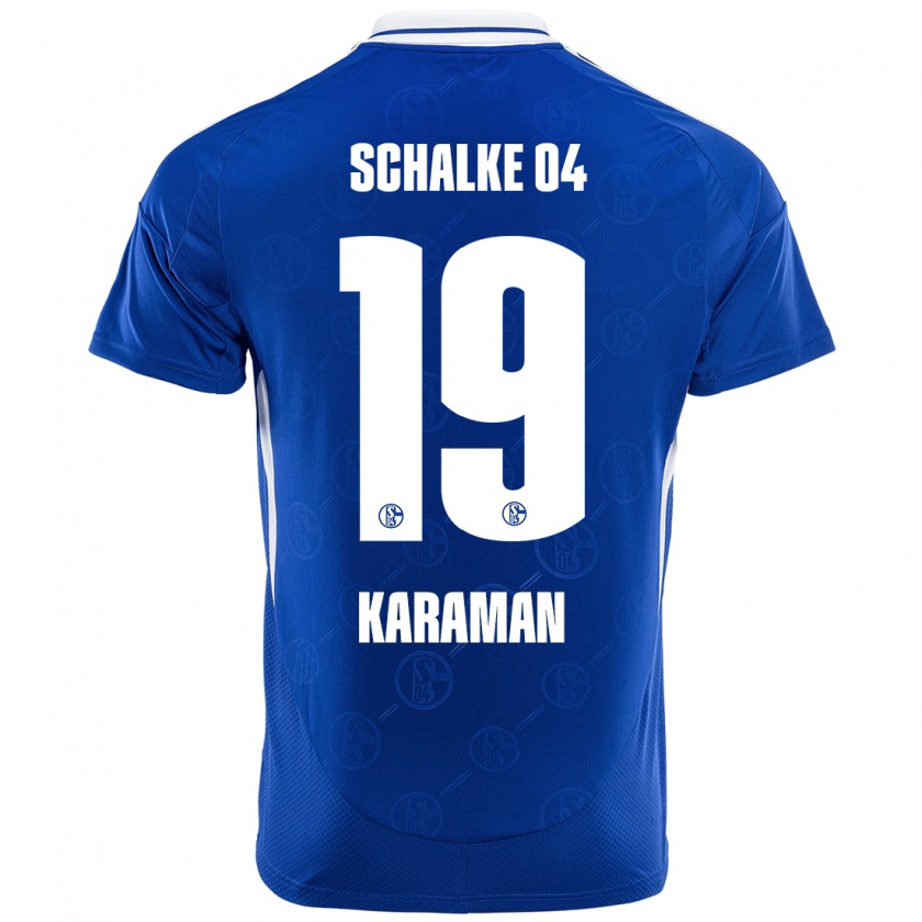 Kandiny Bambino Maglia Kenan Karaman #19 Blu Reale Kit Gara Home 2024/25 Maglietta