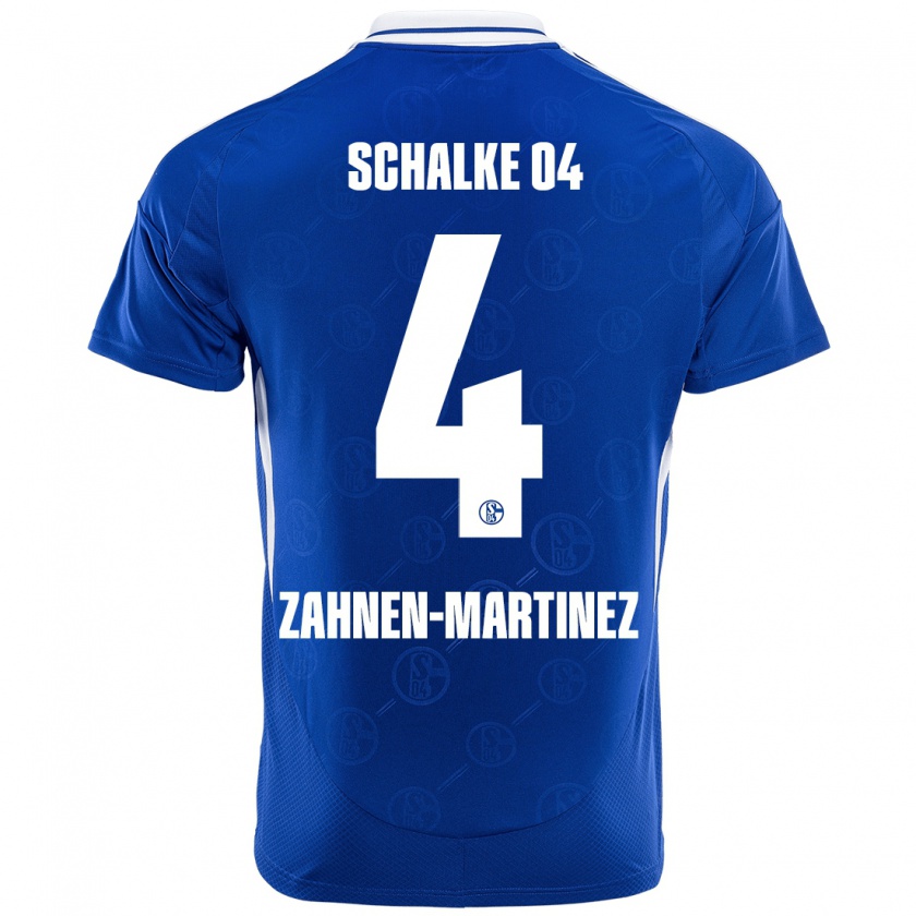 Kandiny Bambino Maglia Pablo Zahnen-Martinez #4 Blu Reale Kit Gara Home 2024/25 Maglietta