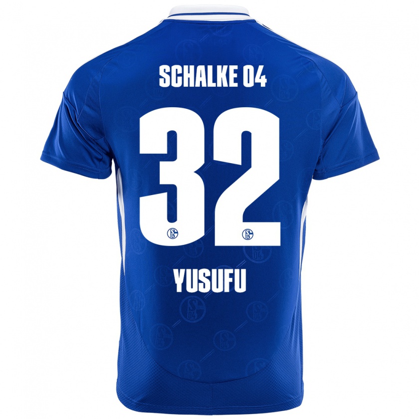 Kandiny Kinder Faaris Yusufu #32 Königsblau Heimtrikot Trikot 2024/25 T-Shirt Österreich