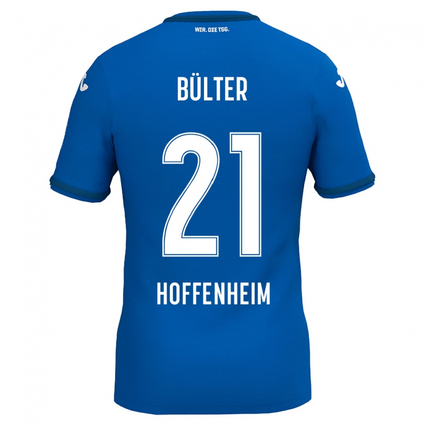 Kandiny Kinder Marius Bülter #21 Königsblau Heimtrikot Trikot 2024/25 T-Shirt Österreich