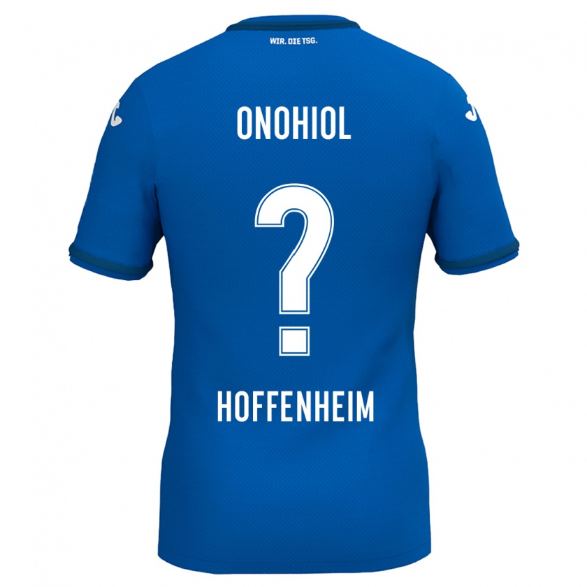 Kandiny Kinder Yannick Onohiol #0 Königsblau Heimtrikot Trikot 2024/25 T-Shirt Österreich