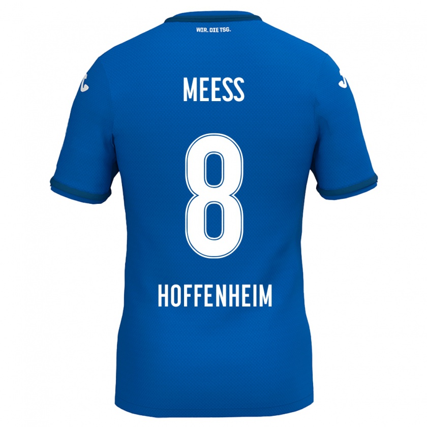 Kandiny Bambino Maglia Jakob Meeß #8 Blu Reale Kit Gara Home 2024/25 Maglietta