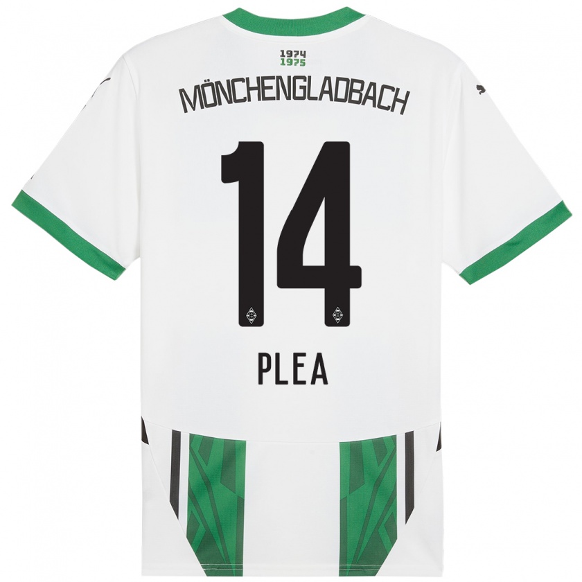 Kandiny Kinderen Alassane Plea #14 Wit Groen Thuisshirt Thuistenue 2024/25 T-Shirt België