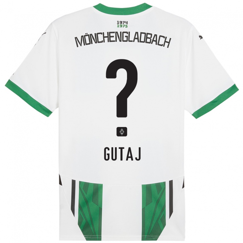 Kandiny Bambino Maglia Lindsay Gutaj #0 Bianco Verde Kit Gara Home 2024/25 Maglietta