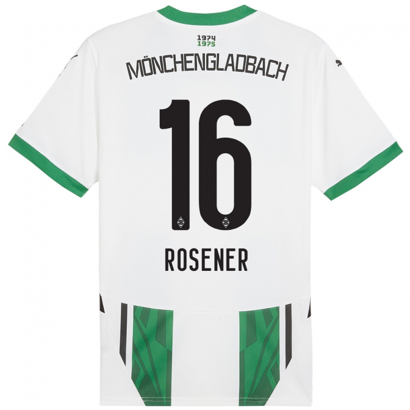 Kandiny Kinderen Chiara Rösener #16 Wit Groen Thuisshirt Thuistenue 2024/25 T-Shirt