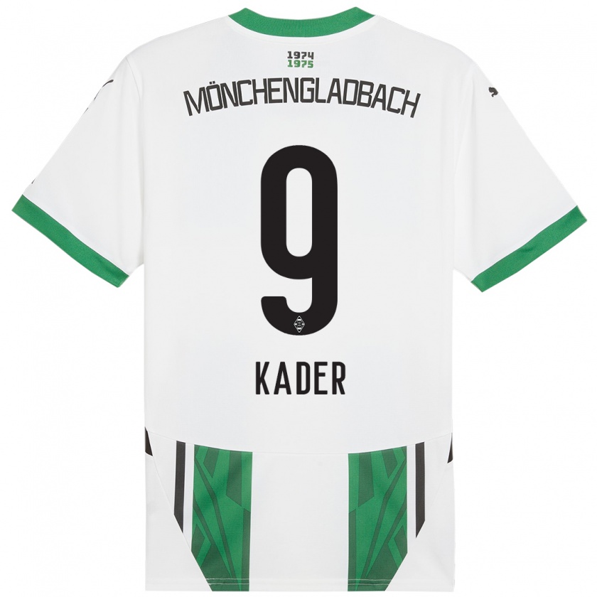 Kandiny Bambino Maglia Cagatay Kader #9 Bianco Verde Kit Gara Home 2024/25 Maglietta