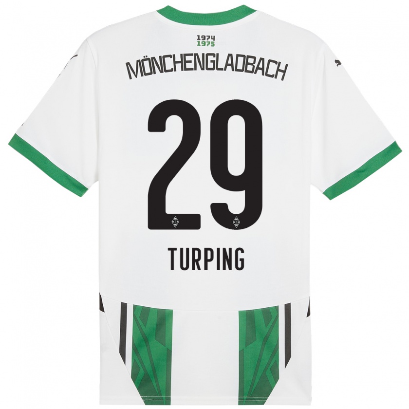 Kandiny Bambino Maglia Selim Turping #29 Bianco Verde Kit Gara Home 2024/25 Maglietta