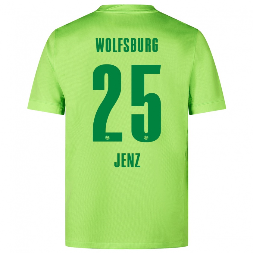 Kandiny Kinderen Moritz Jenz #25 Fluorescerend Groen Thuisshirt Thuistenue 2024/25 T-Shirt