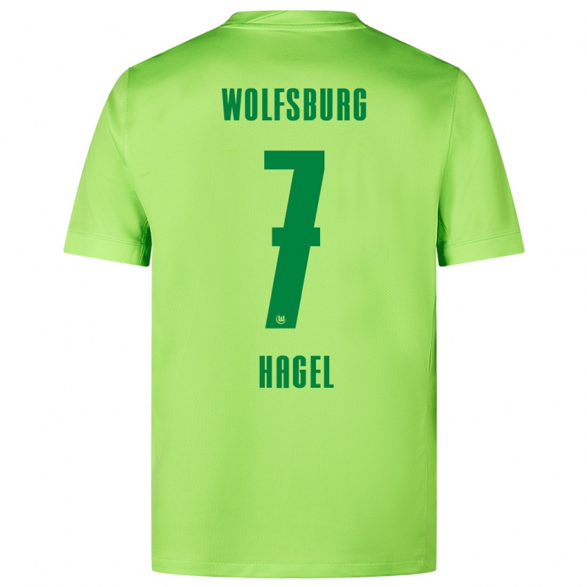 Kandiny Kinder Chantal Hagel #7 Fluoreszierendes Grün Heimtrikot Trikot 2024/25 T-Shirt Österreich