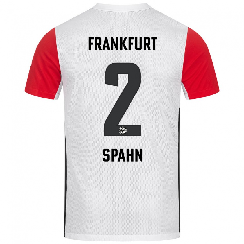 Kandiny Kinder Maurice Spahn #2 Weiß Rot Heimtrikot Trikot 2024/25 T-Shirt Österreich