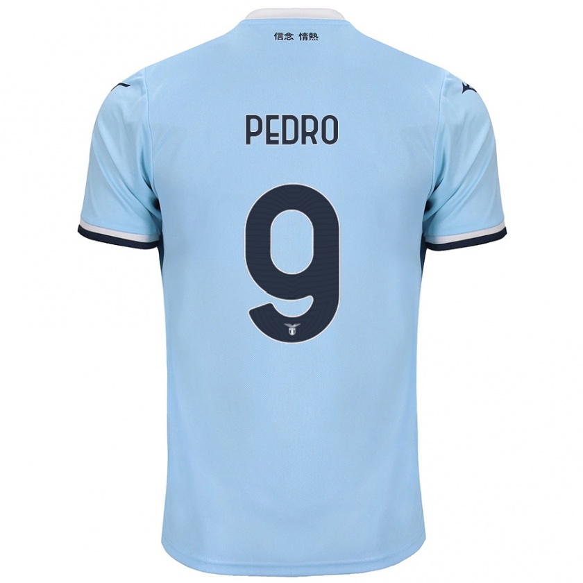 Kandiny Bambino Maglia Pedro #9 Blu Kit Gara Home 2024/25 Maglietta