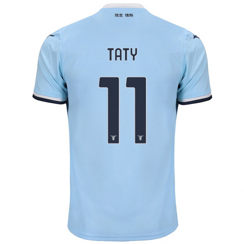 Kandiny Kinderen Taty Castellanos #11 Blauw Thuisshirt Thuistenue 2024/25 T-Shirt