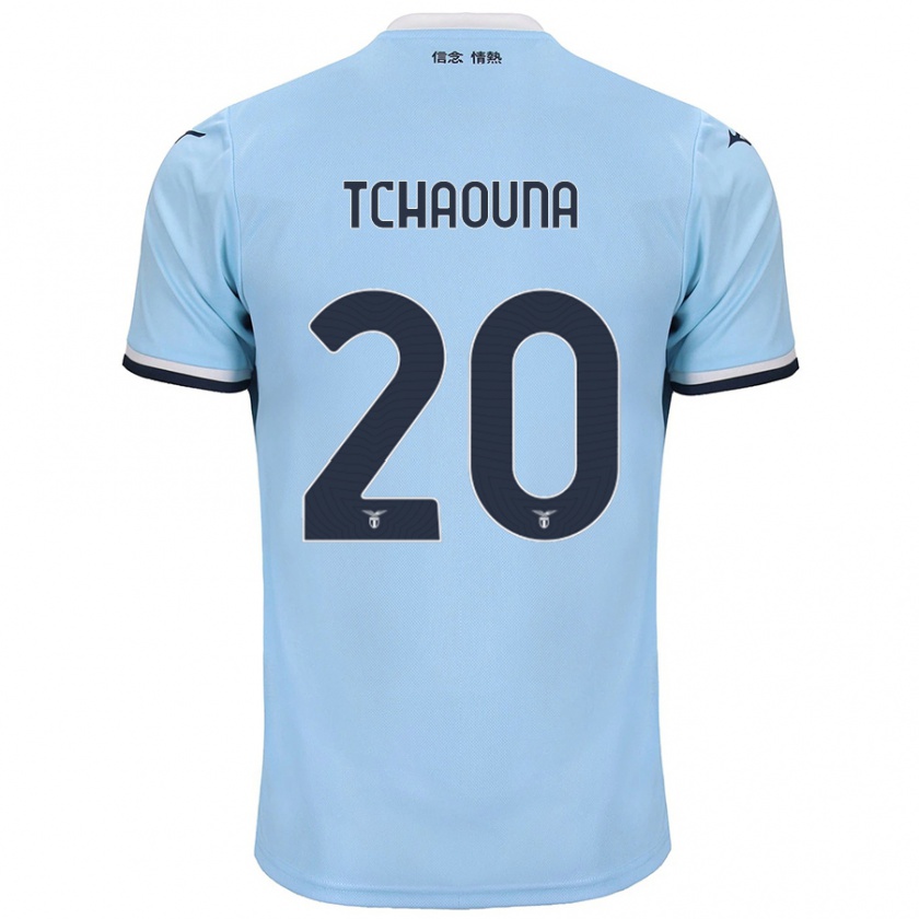 Kandiny Kinderen Loum Tchaouna #20 Blauw Thuisshirt Thuistenue 2024/25 T-Shirt