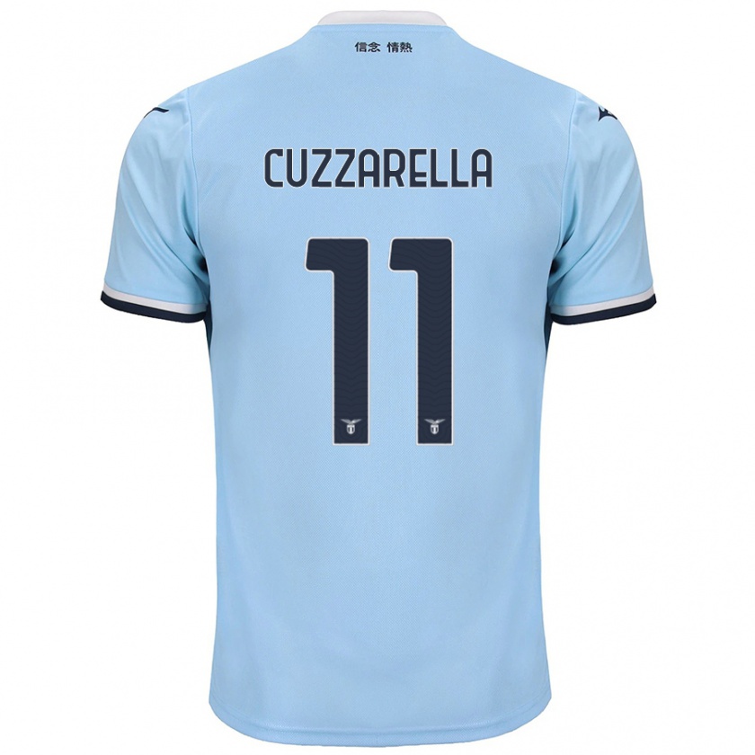 Kandiny Bambino Maglia Cristian Cuzzarella #11 Blu Kit Gara Home 2024/25 Maglietta