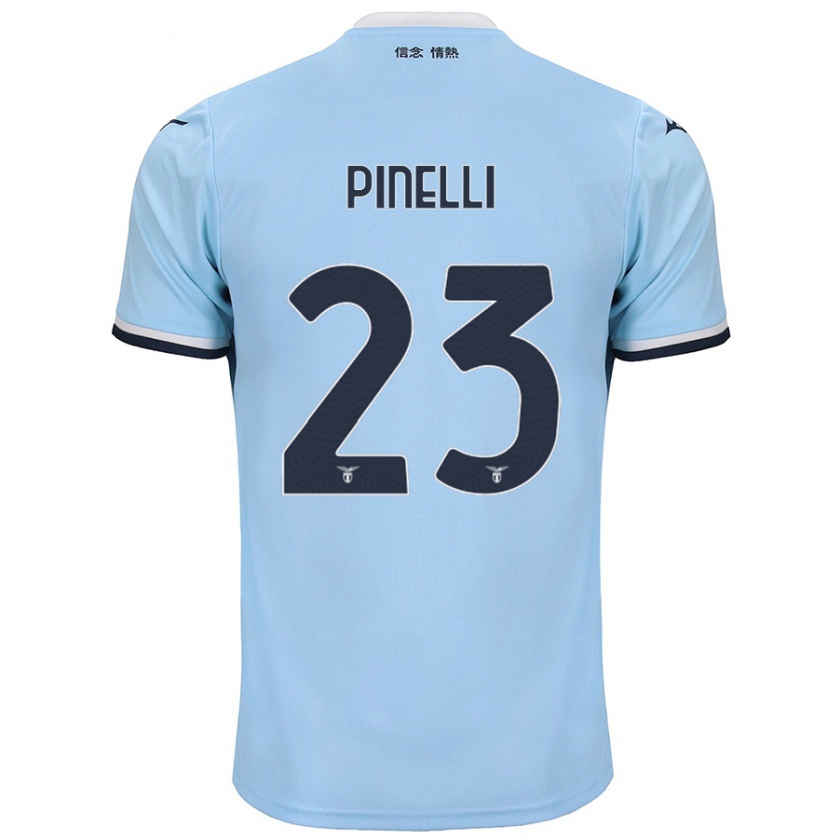 Kandiny Bambino Maglia Pietro Pinelli #23 Blu Kit Gara Home 2024/25 Maglietta