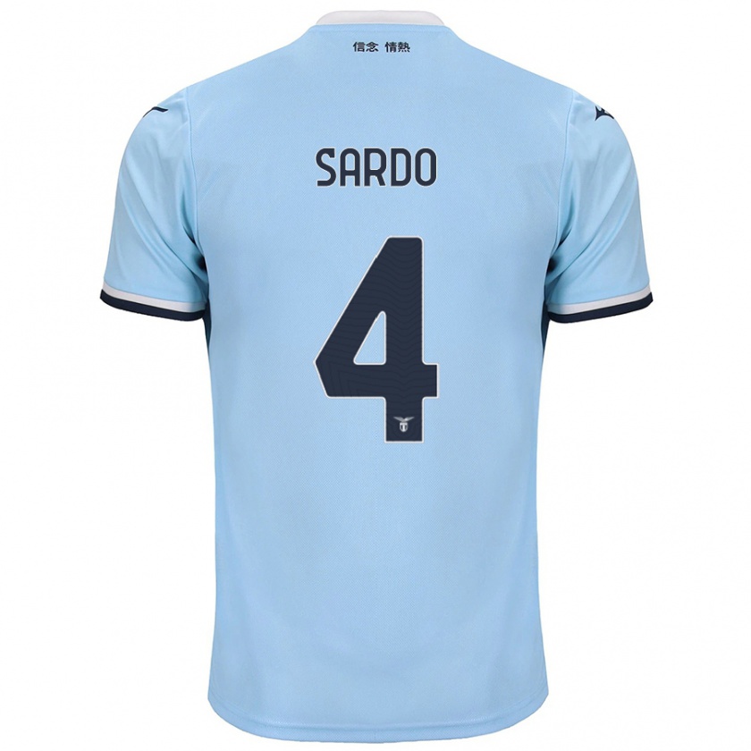 Kandiny Kinder Jacopo Sardo #4 Blau Heimtrikot Trikot 2024/25 T-Shirt Österreich