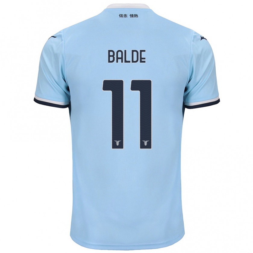 Kandiny Bambino Maglia Mahamadou Balde #11 Blu Kit Gara Home 2024/25 Maglietta