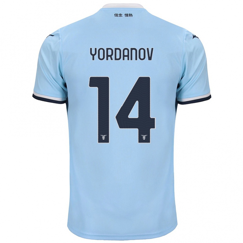 Kandiny Kinderen Damyan Yordanov #14 Blauw Thuisshirt Thuistenue 2024/25 T-Shirt