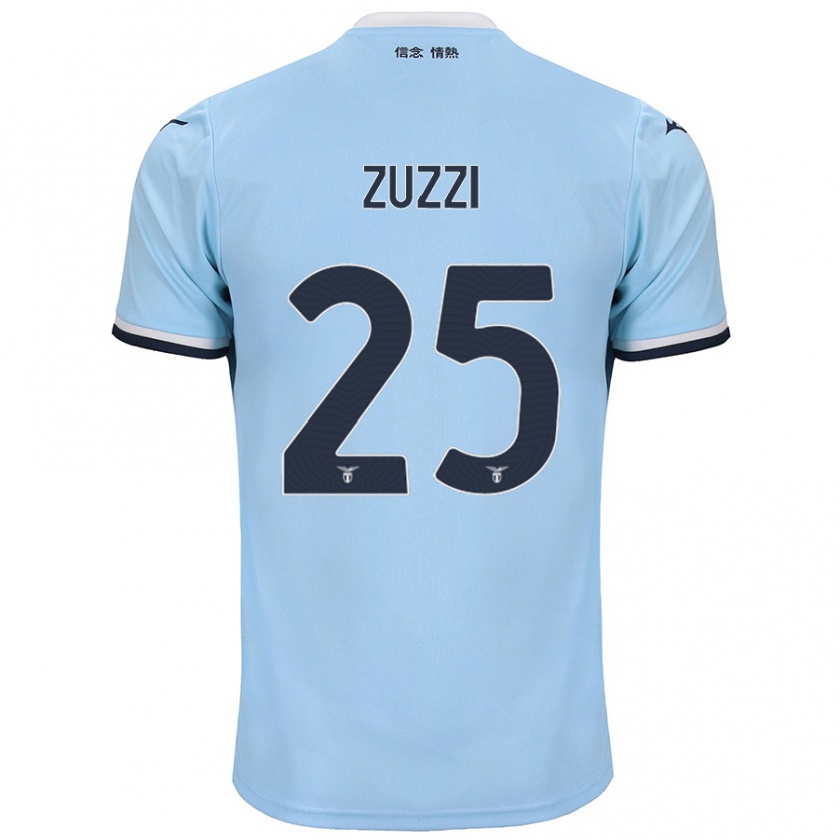 Kandiny Kinderen Giorgia Zuzzi #25 Blauw Thuisshirt Thuistenue 2024/25 T-Shirt