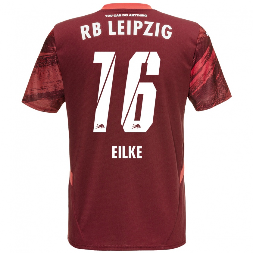 Kandiny Kinderen Lennox Eilke #16 Bordeauxrood Uitshirt Uittenue 2024/25 T-Shirt