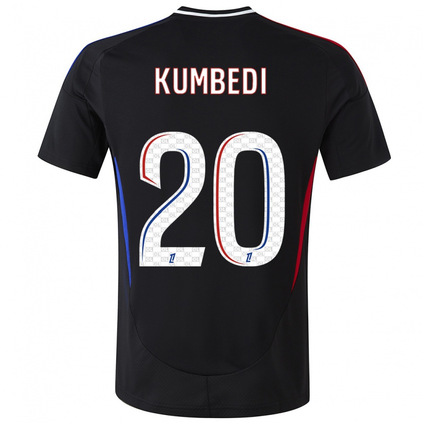 Kandiny Kinder Saël Kumbedi #20 Schwarz Auswärtstrikot Trikot 2024/25 T-Shirt Österreich