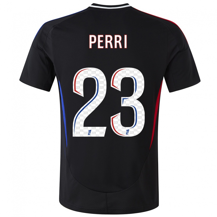 Kandiny Kinder Lucas Perri #23 Schwarz Auswärtstrikot Trikot 2024/25 T-Shirt Österreich