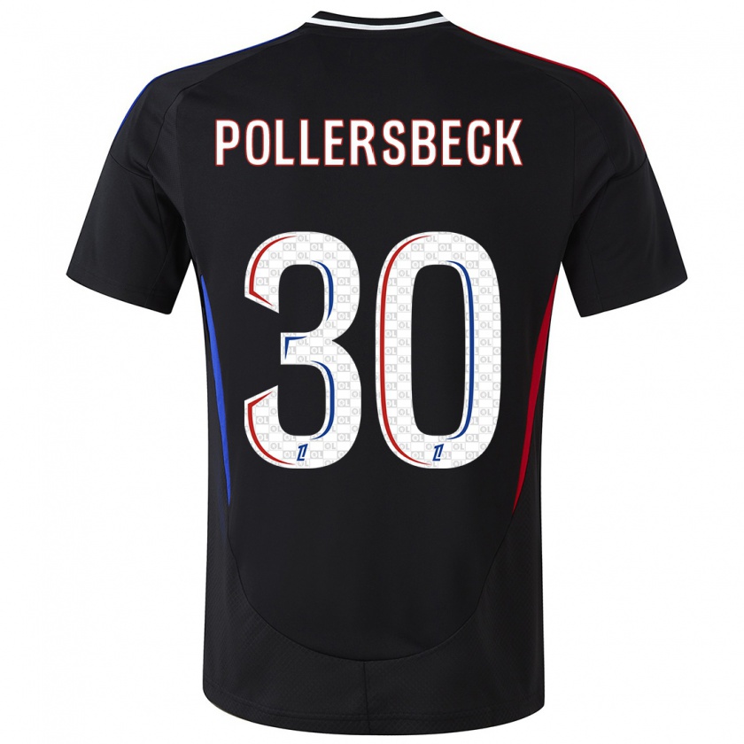 Kandiny Kinderen Julian Pollersbeck #30 Zwart Uitshirt Uittenue 2024/25 T-Shirt