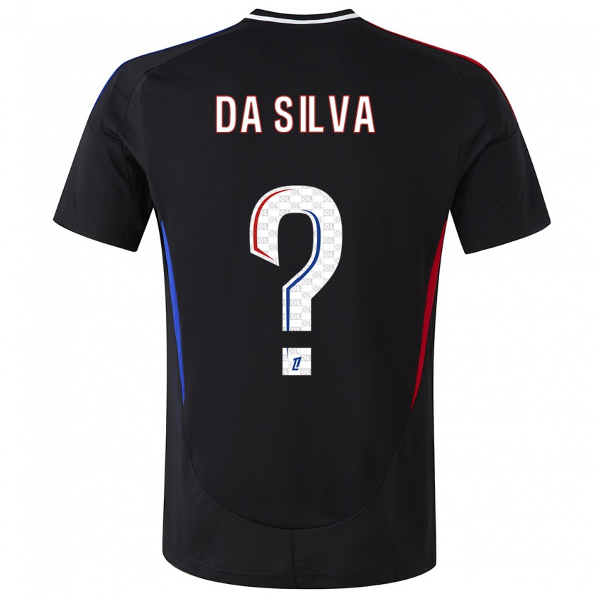 Kandiny Kinder Florent Da Silva #0 Schwarz Auswärtstrikot Trikot 2024/25 T-Shirt Österreich