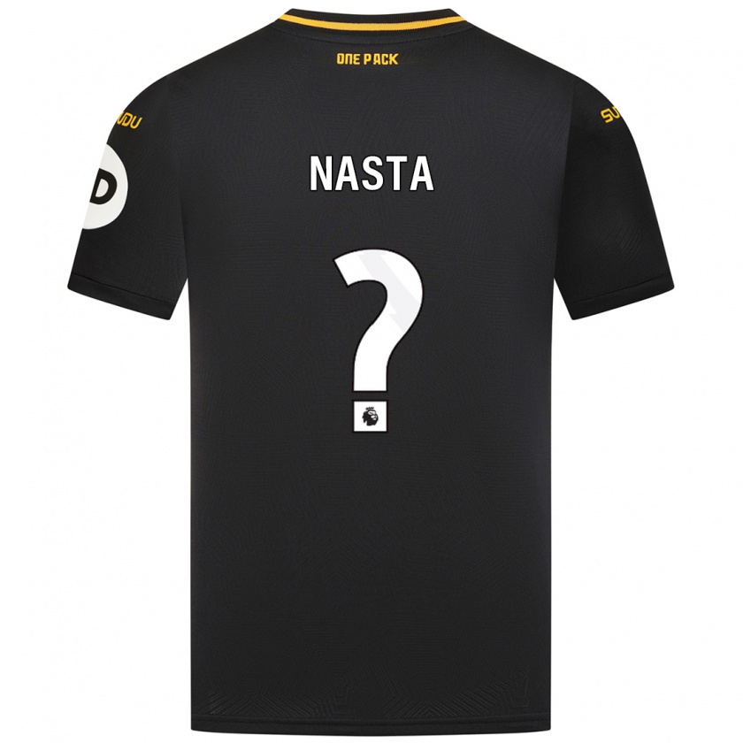 Kandiny Niño Camiseta Arthur Nasta #0 Negro 2ª Equipación 2024/25 La Camisa México