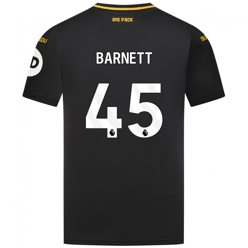 Kandiny Niño Camiseta Ty Barnett #45 Negro 2ª Equipación 2024/25 La Camisa México