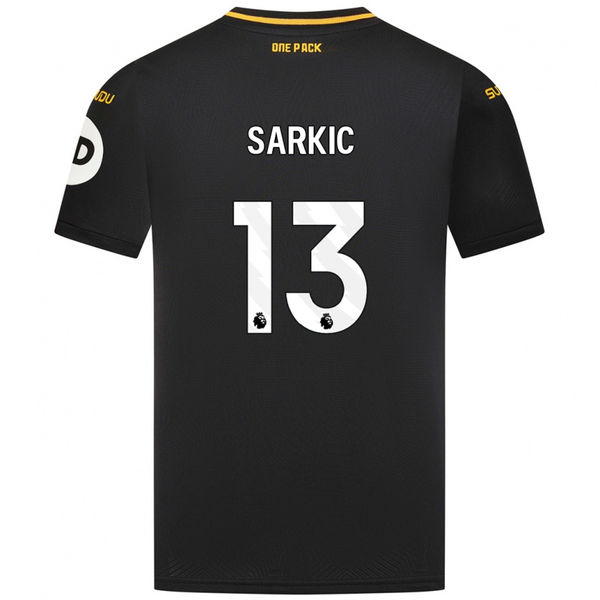 Kandiny Kinderen Matija Sarkic #13 Zwart Uitshirt Uittenue 2024/25 T-Shirt