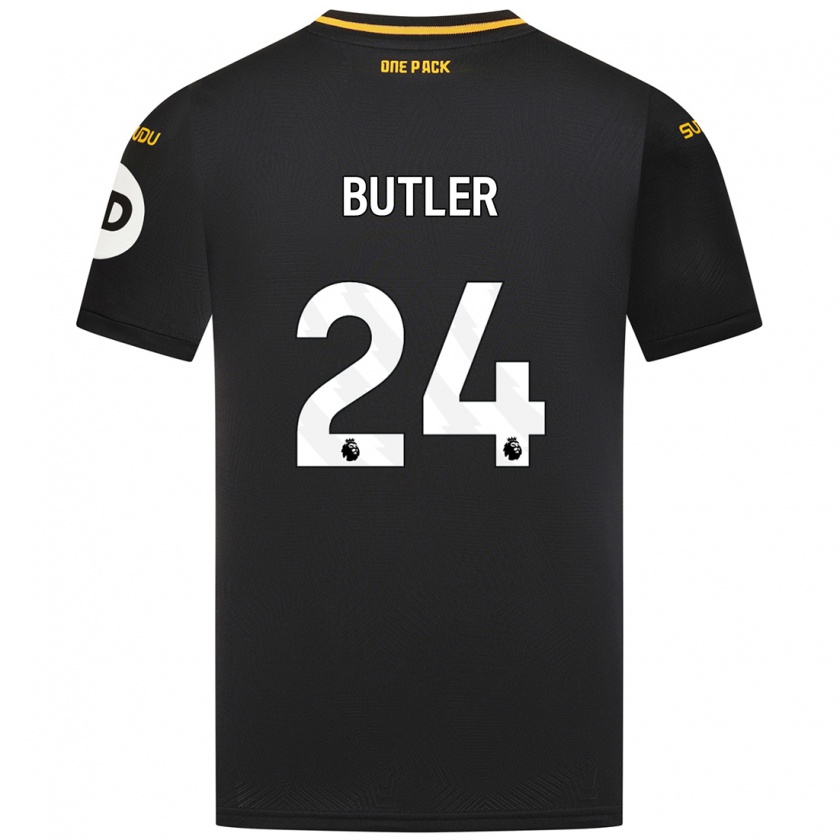 Kandiny Kinderen Elli Butler #24 Zwart Uitshirt Uittenue 2024/25 T-Shirt