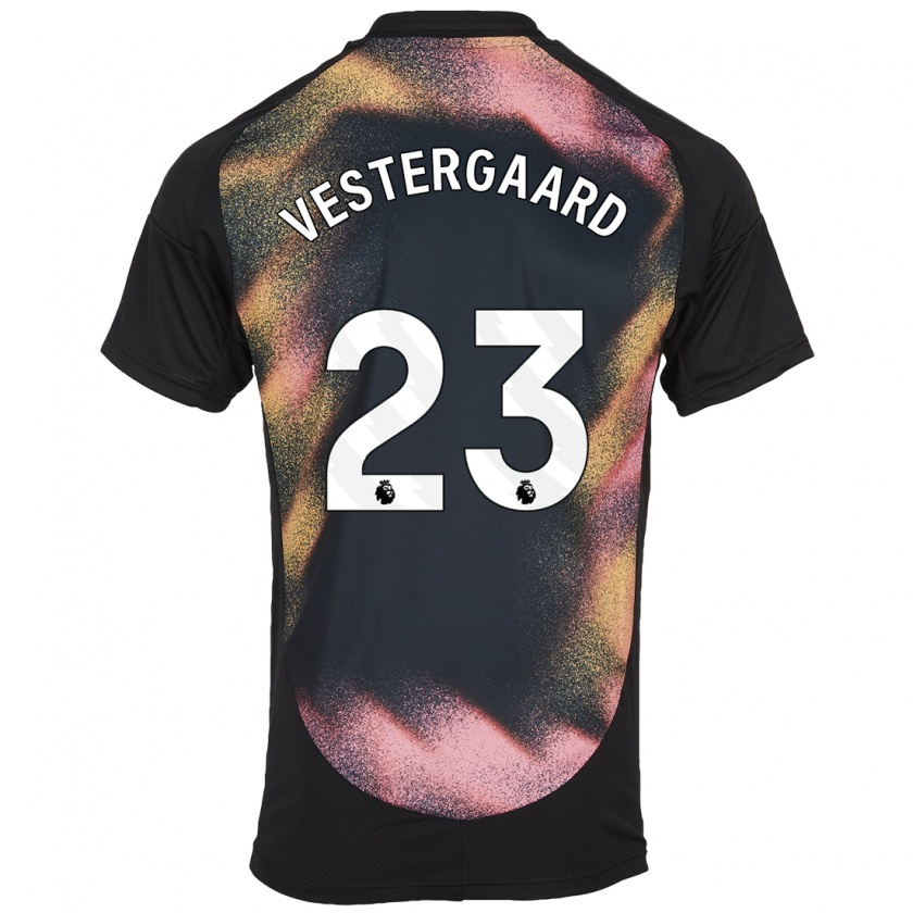 Kandiny Kinder Jannik Vestergaard #23 Schwarz Weiß Auswärtstrikot Trikot 2024/25 T-Shirt Österreich