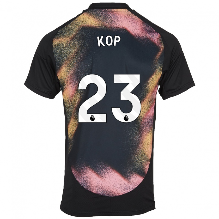 Kandiny Kinderen Lize Kop #23 Zwart Wit Uitshirt Uittenue 2024/25 T-Shirt België