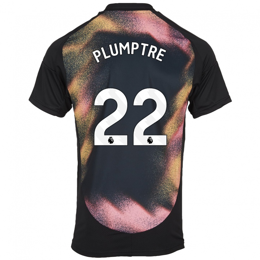 Kandiny Kinder Ashleigh Plumptre #22 Schwarz Weiß Auswärtstrikot Trikot 2024/25 T-Shirt Österreich