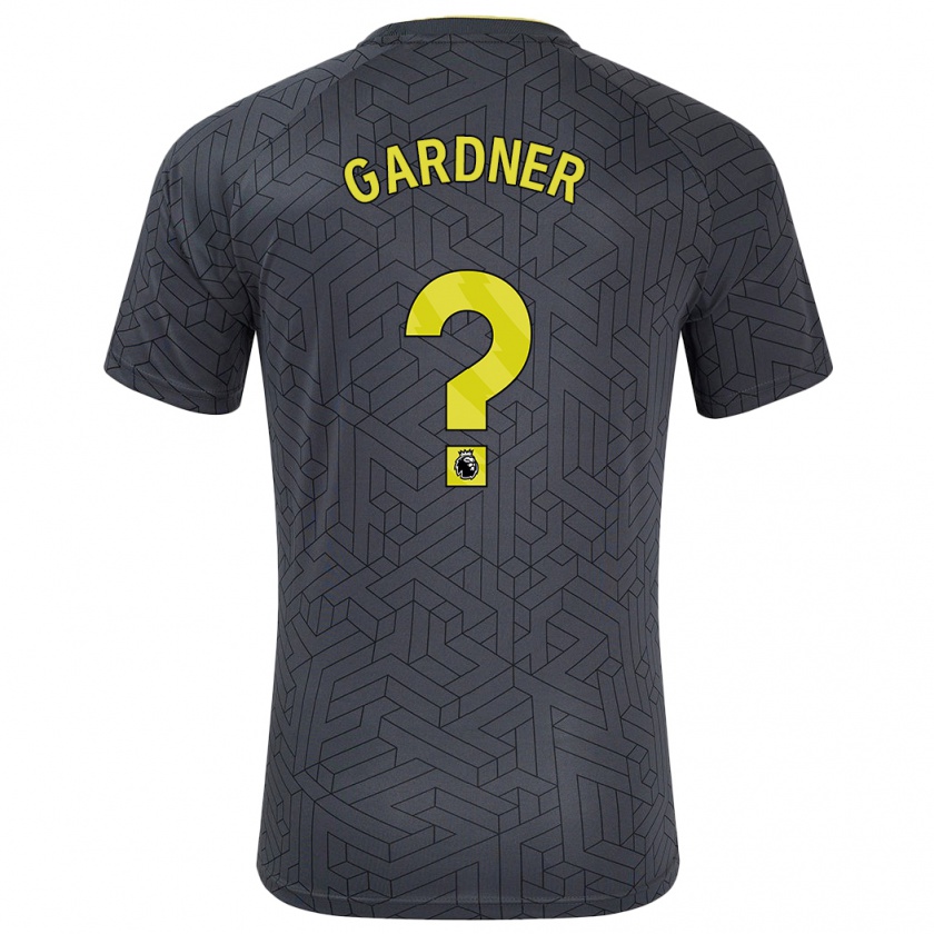 Kandiny Criança Camisola Luis Gardner #0 Amarelo Preto Alternativa 2024/25 Camisa Brasil