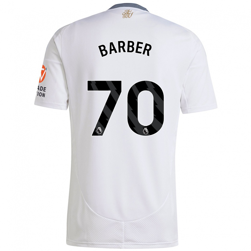 Kandiny Kinder Jayden Barber #70 Weiß Auswärtstrikot Trikot 2024/25 T-Shirt Österreich